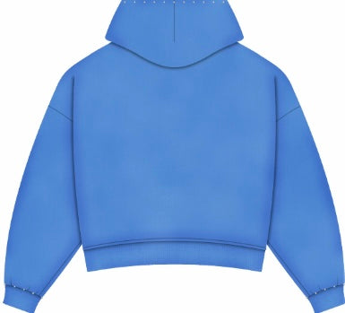 YHWH Zip Hoodie - Blue