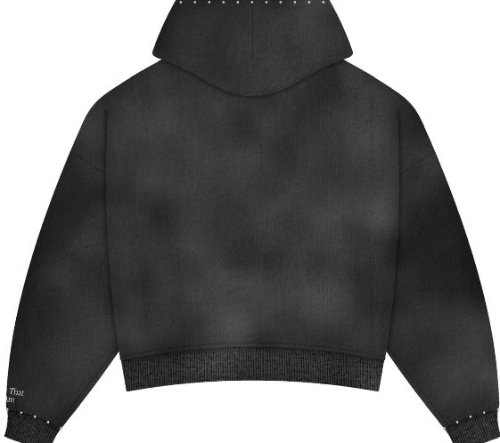 YHWH Zip Hoodie - Black 2